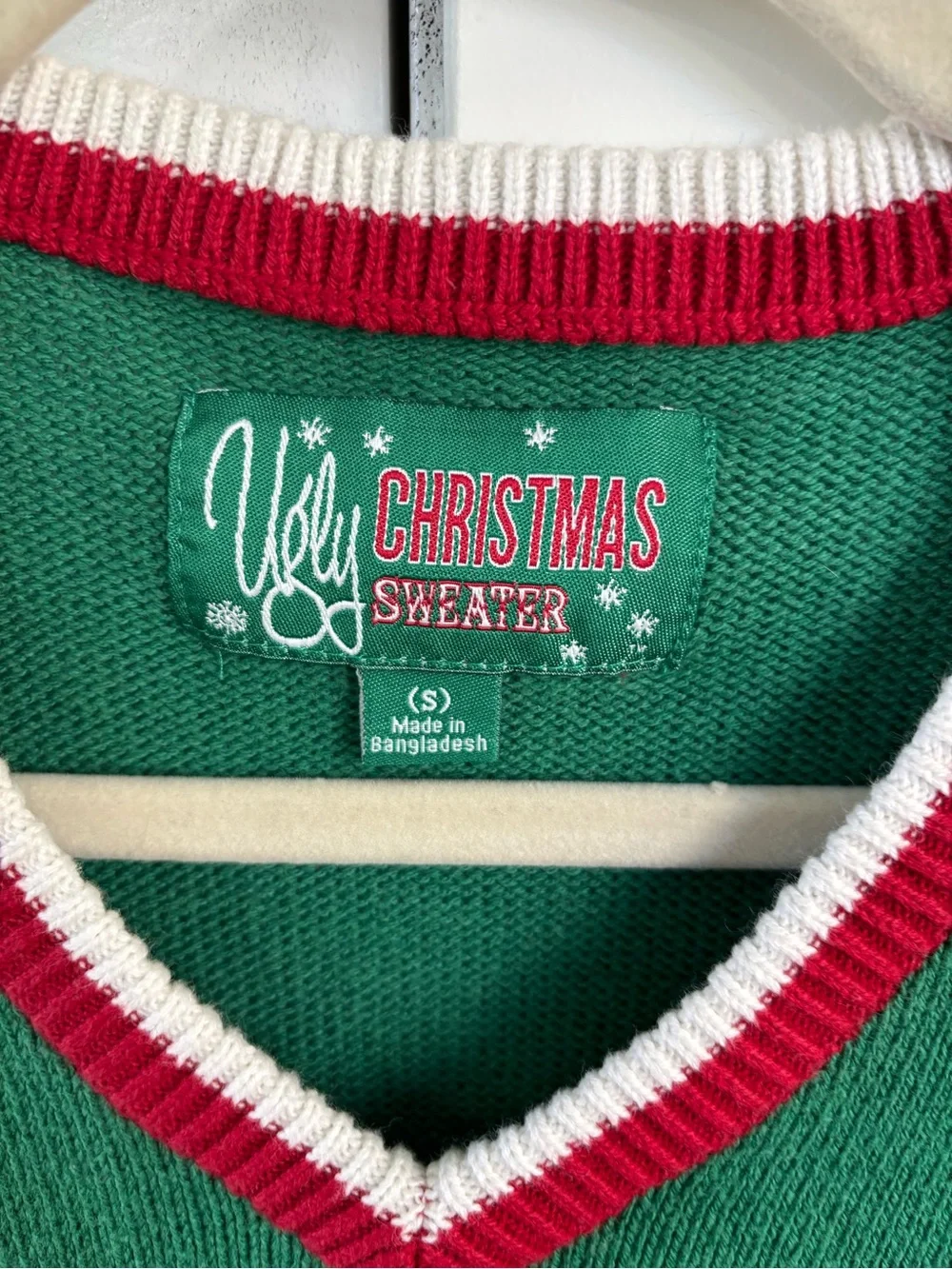 UGLY CHRISTMAS SWEATER Gingerbread Man Vest